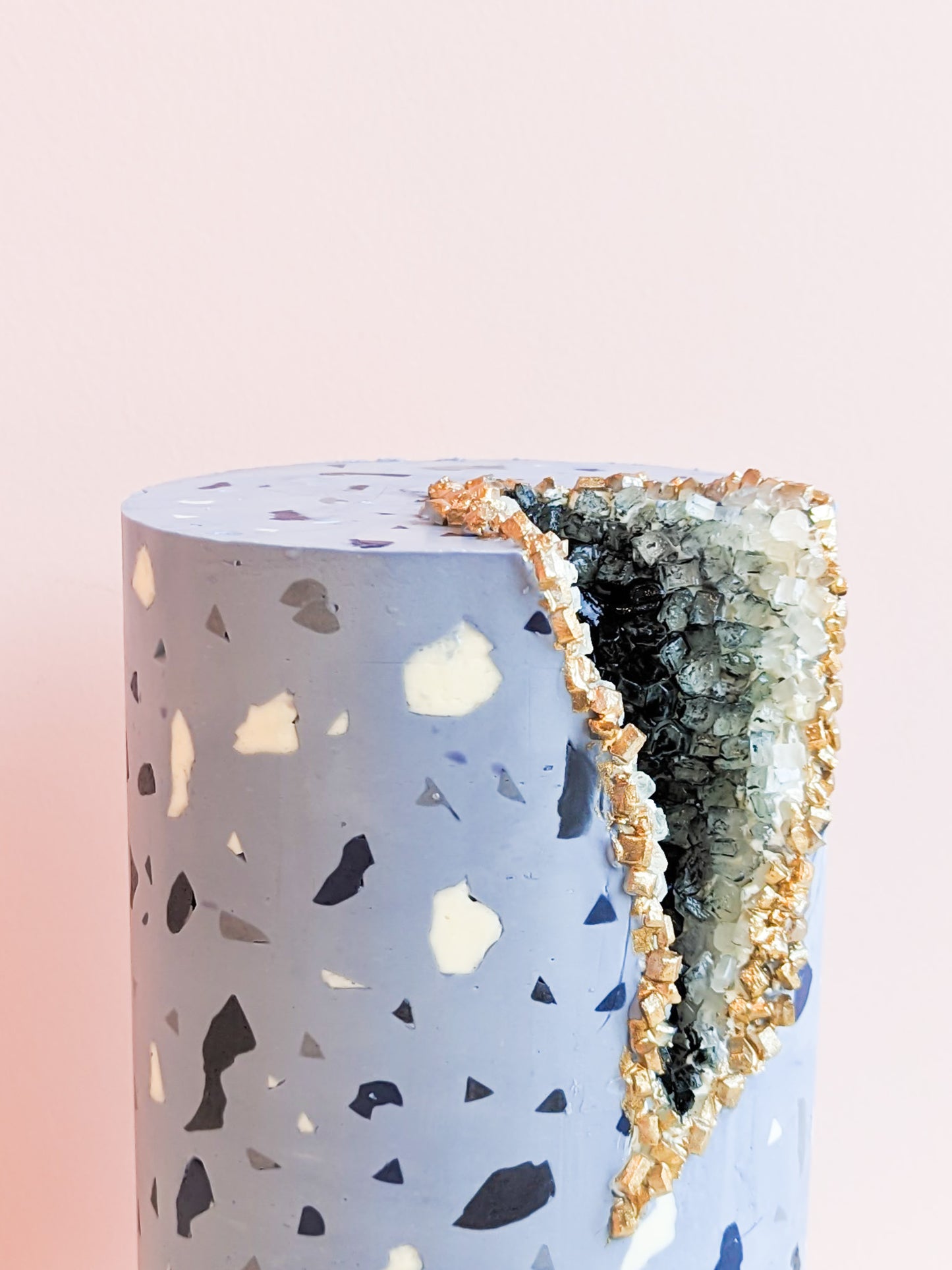 Terrazo Geode Cake